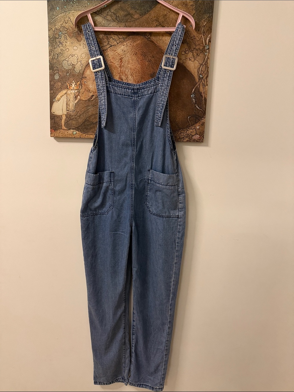 Soft Denim Adjustable Strap Overalls